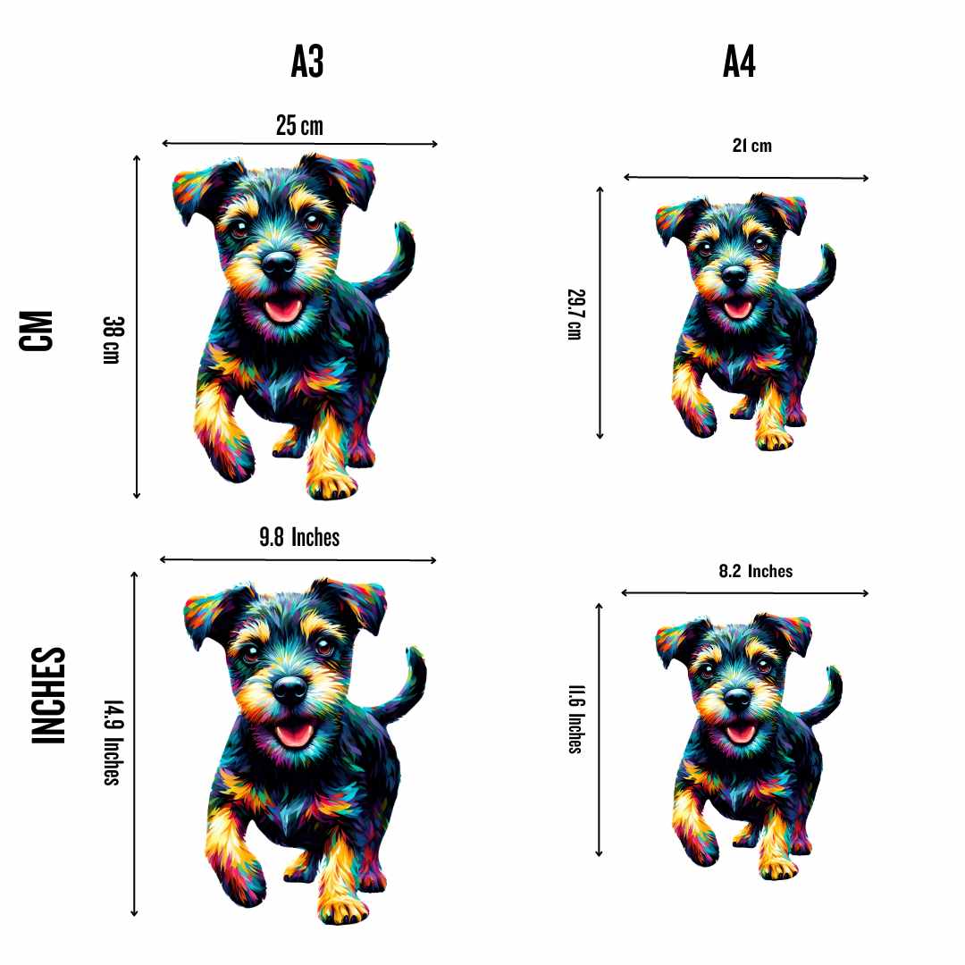 Patterdale Terrier Dog - Jigsaw Puzzle