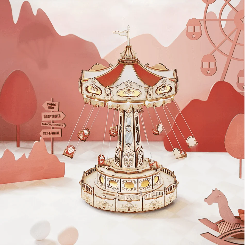 Swing Ride Music Box 3D Puzzles