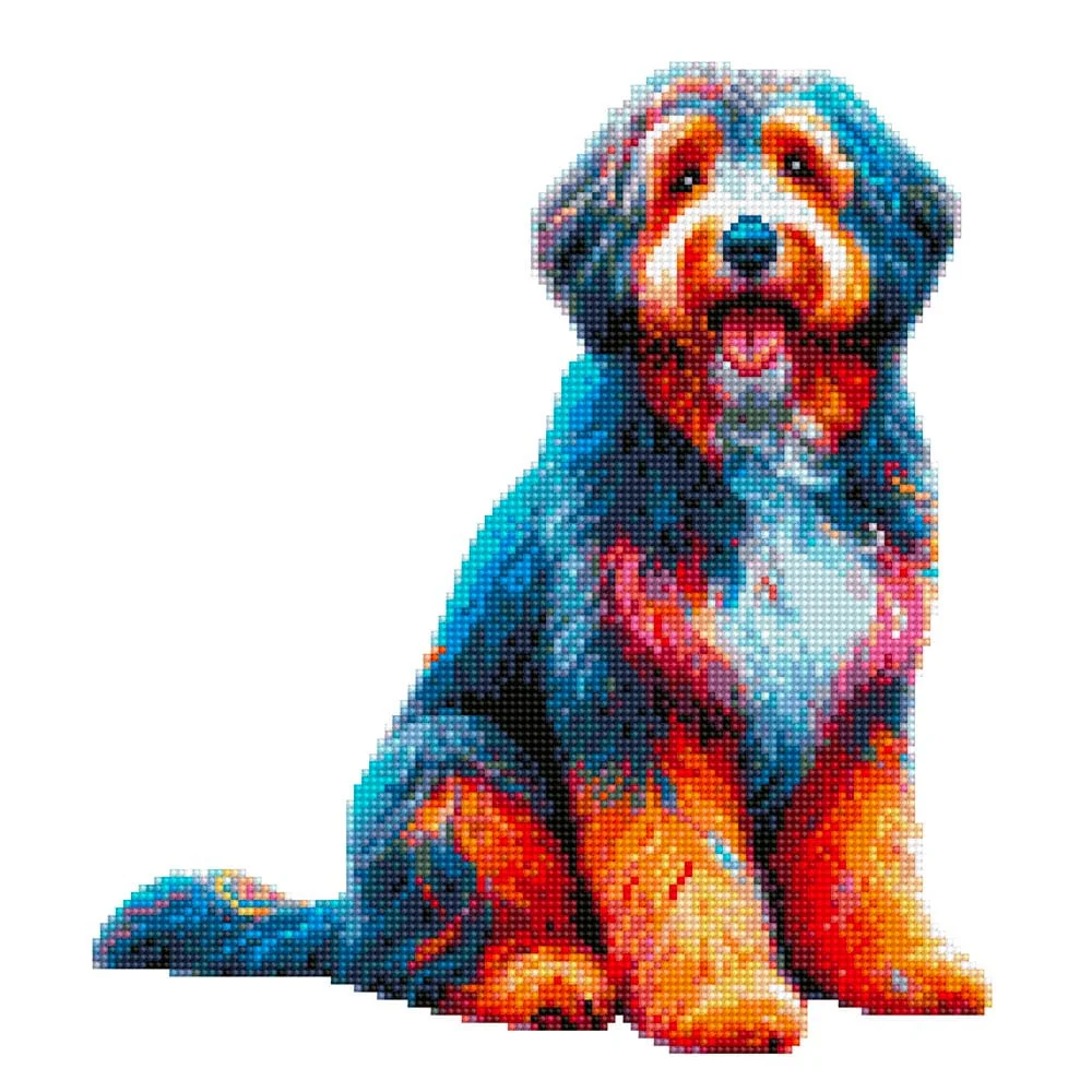 Aussiedoodle Dog - Diamond Painting Kit
