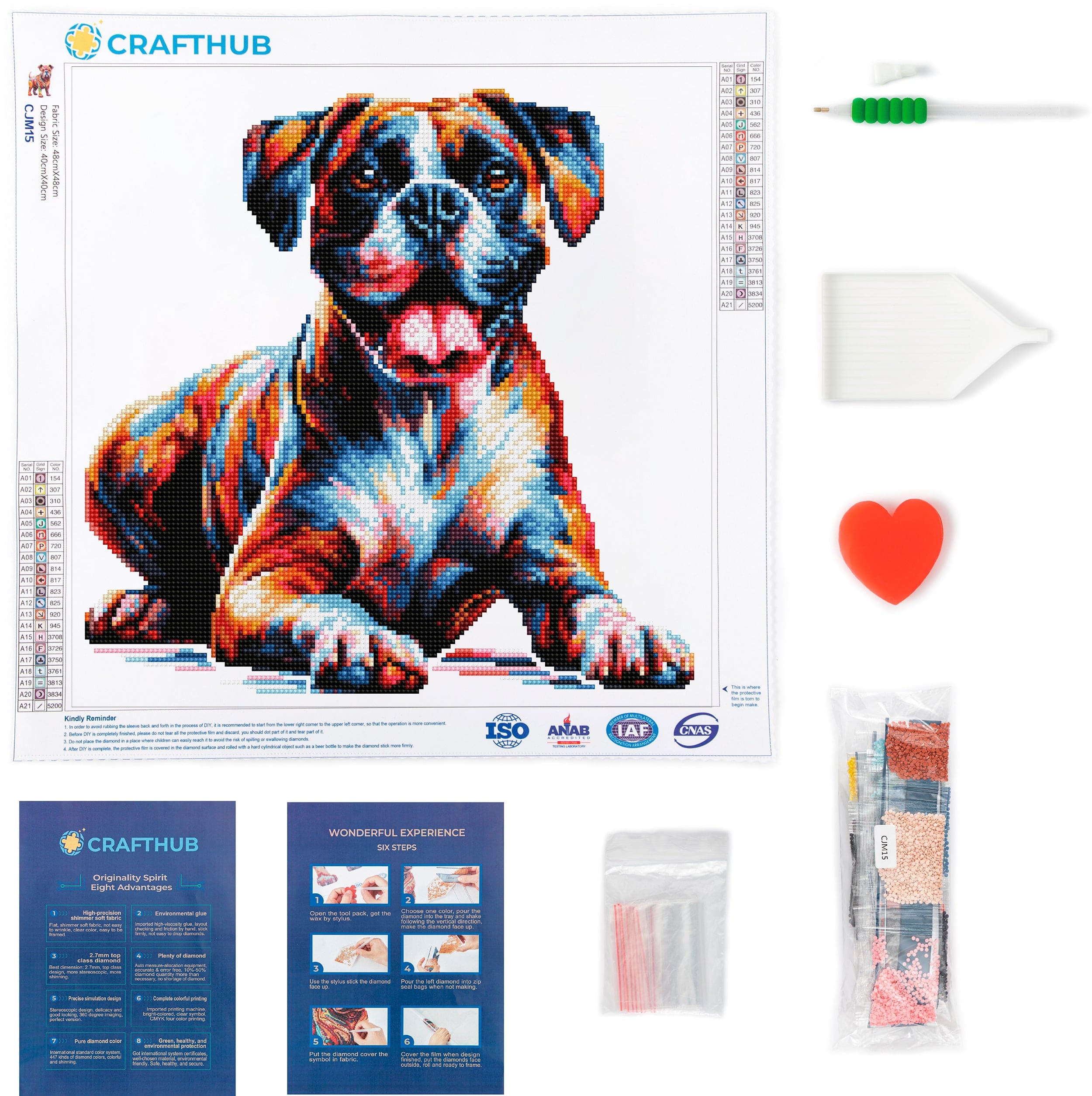 Boxer Dog - Diamond Painting Kit