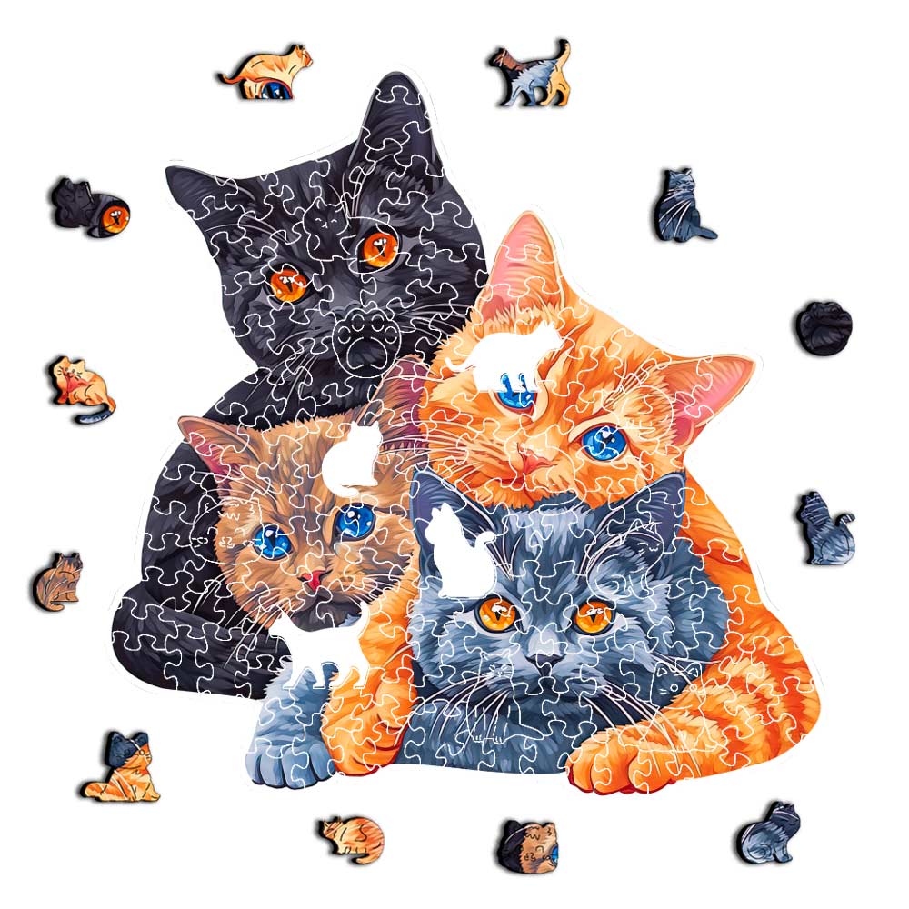 Dreamy Cats - Jigsaw Puzzle