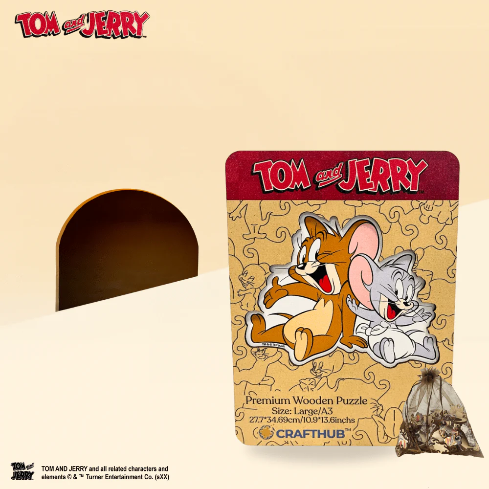 Jerry & Tuffy Wooden Jigsaw Puzzle