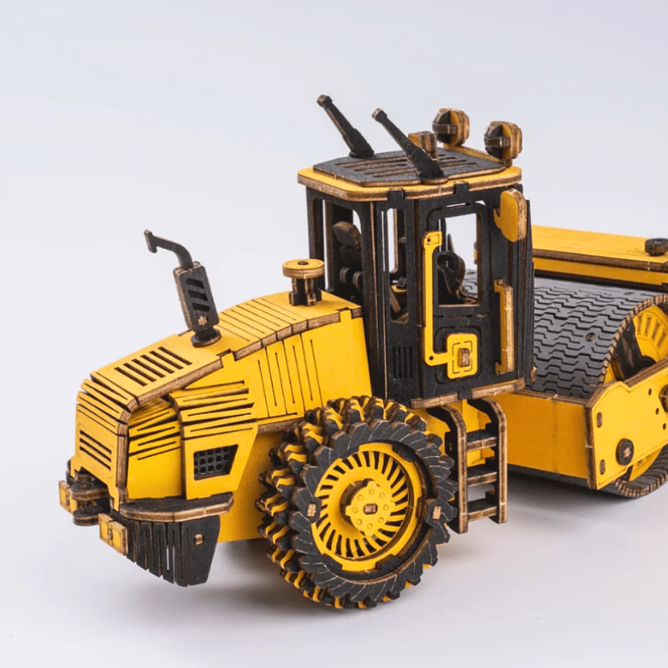 Road Roller Engineering Vehicle 3D Puzzle