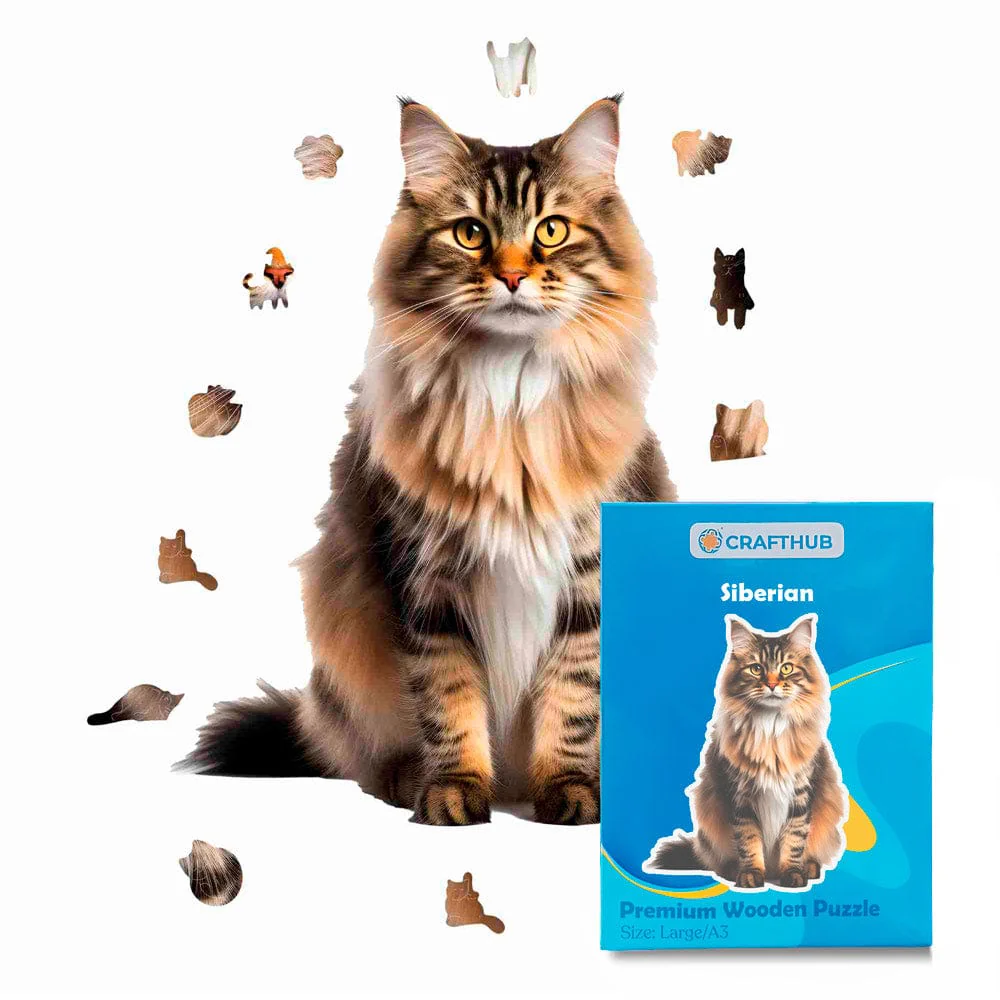 Siberian Cat - Jigsaw Puzzle