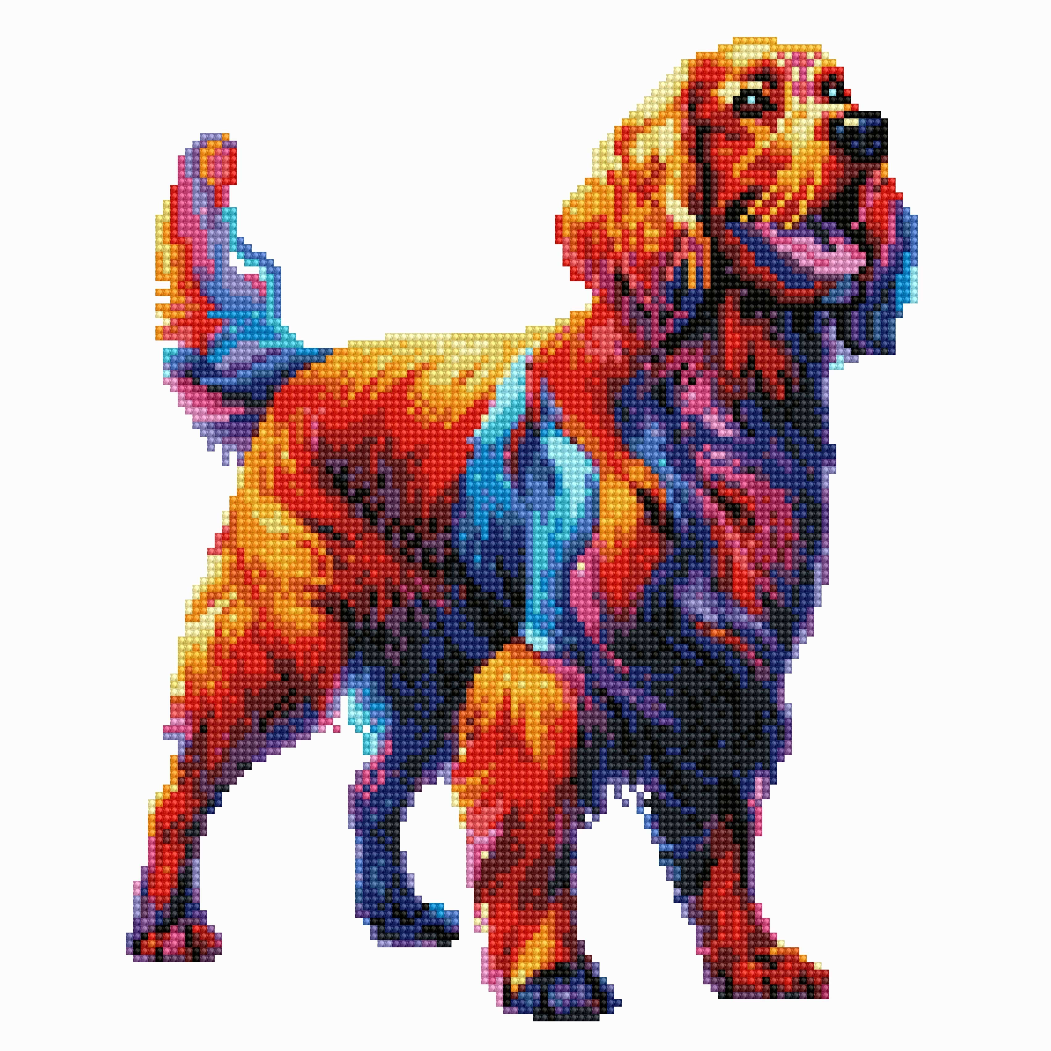 Irish Setter Dog - Diamond Painting Kit