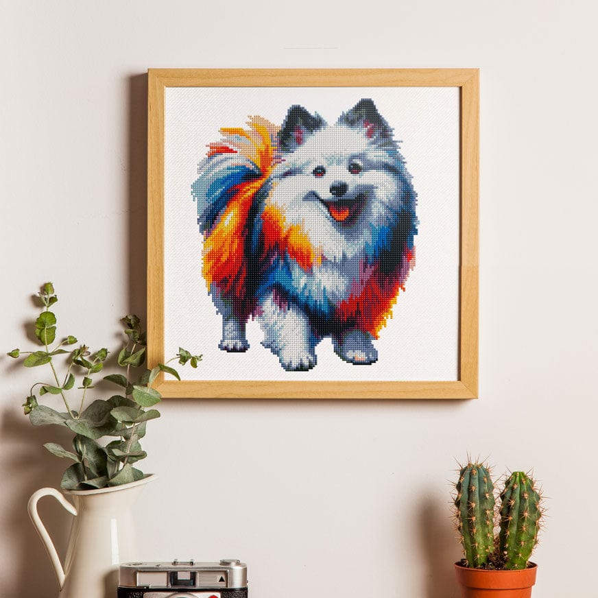 American Eskimo Dog - Diamond Painting Kit