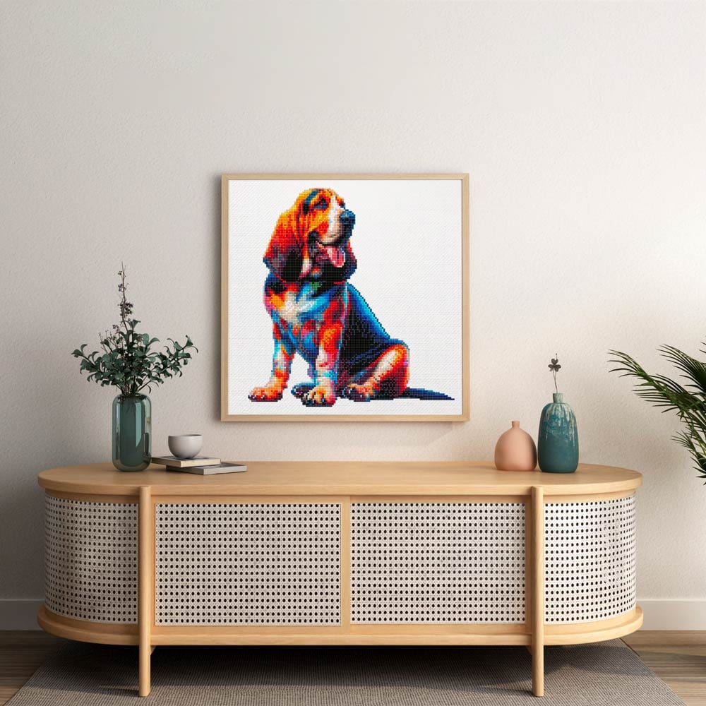Bloodhound Dog - Diamond Painting Kit