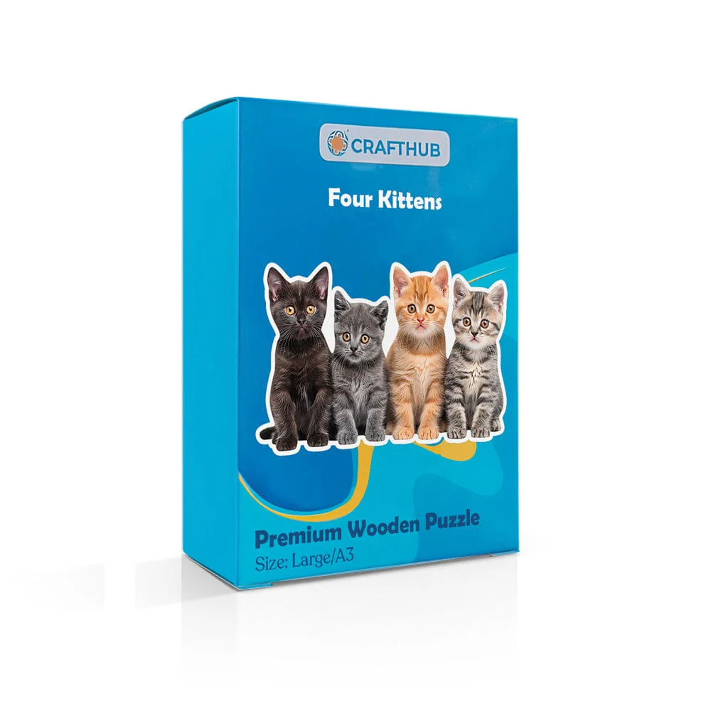 Four Kittens - Jigsaw Puzzle