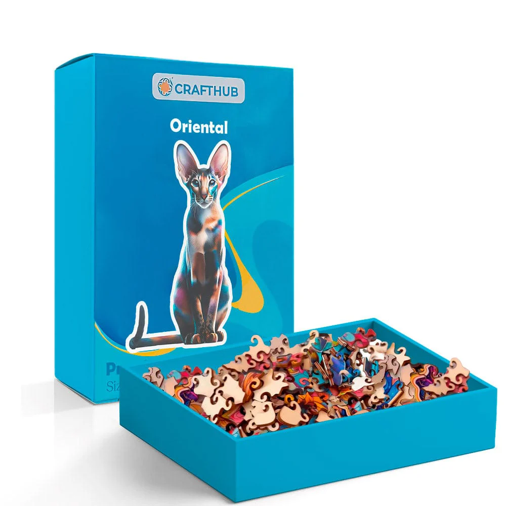 Oriental Cat - Jigsaw Puzzle