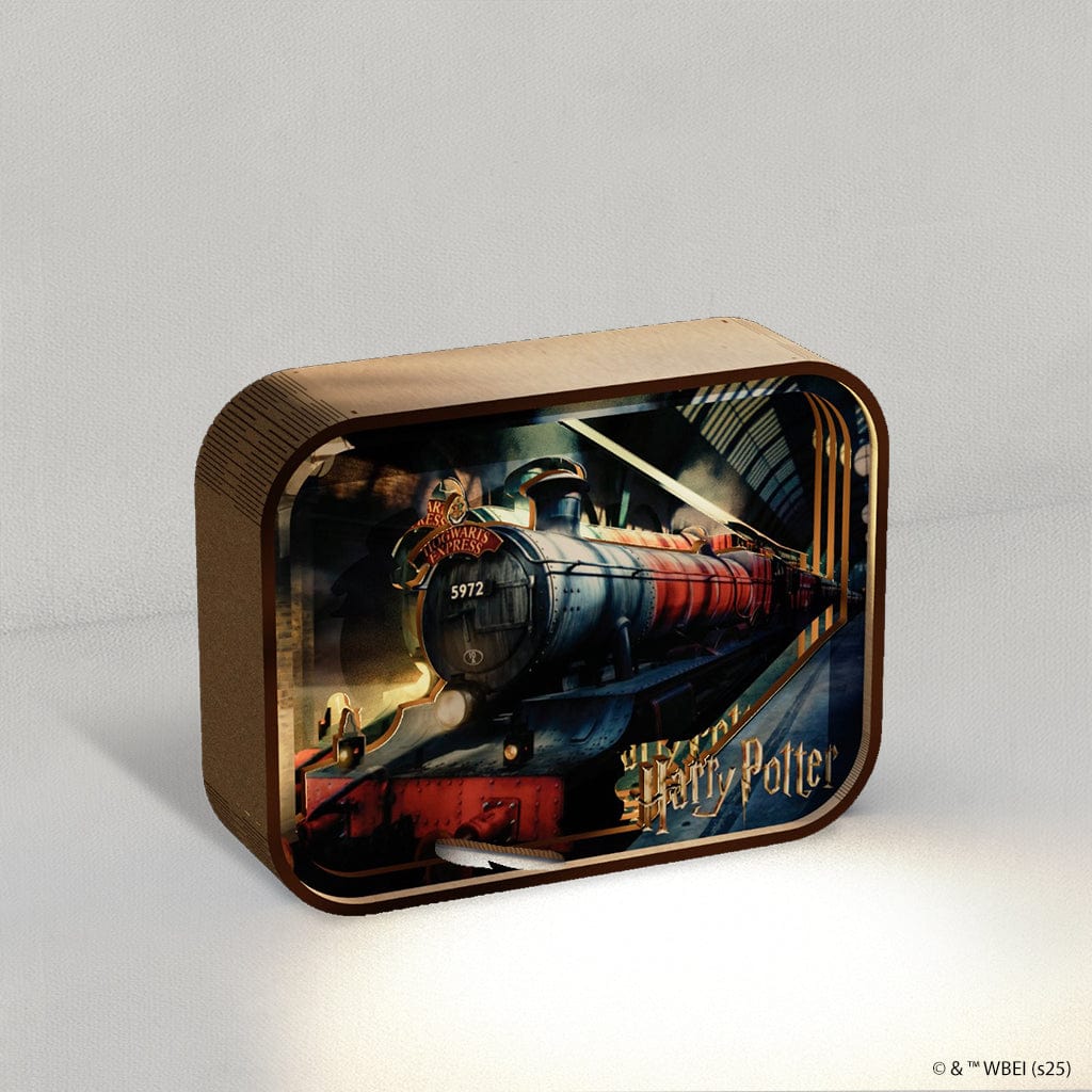 Hogwarts Express - 3D DIY Wooden Puzzle Night Lamp
