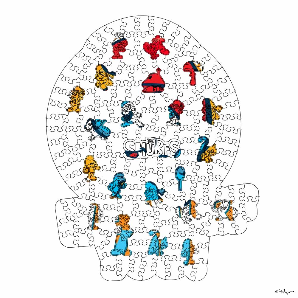 We Smurf You - Wooden Jigsaw Puzzle