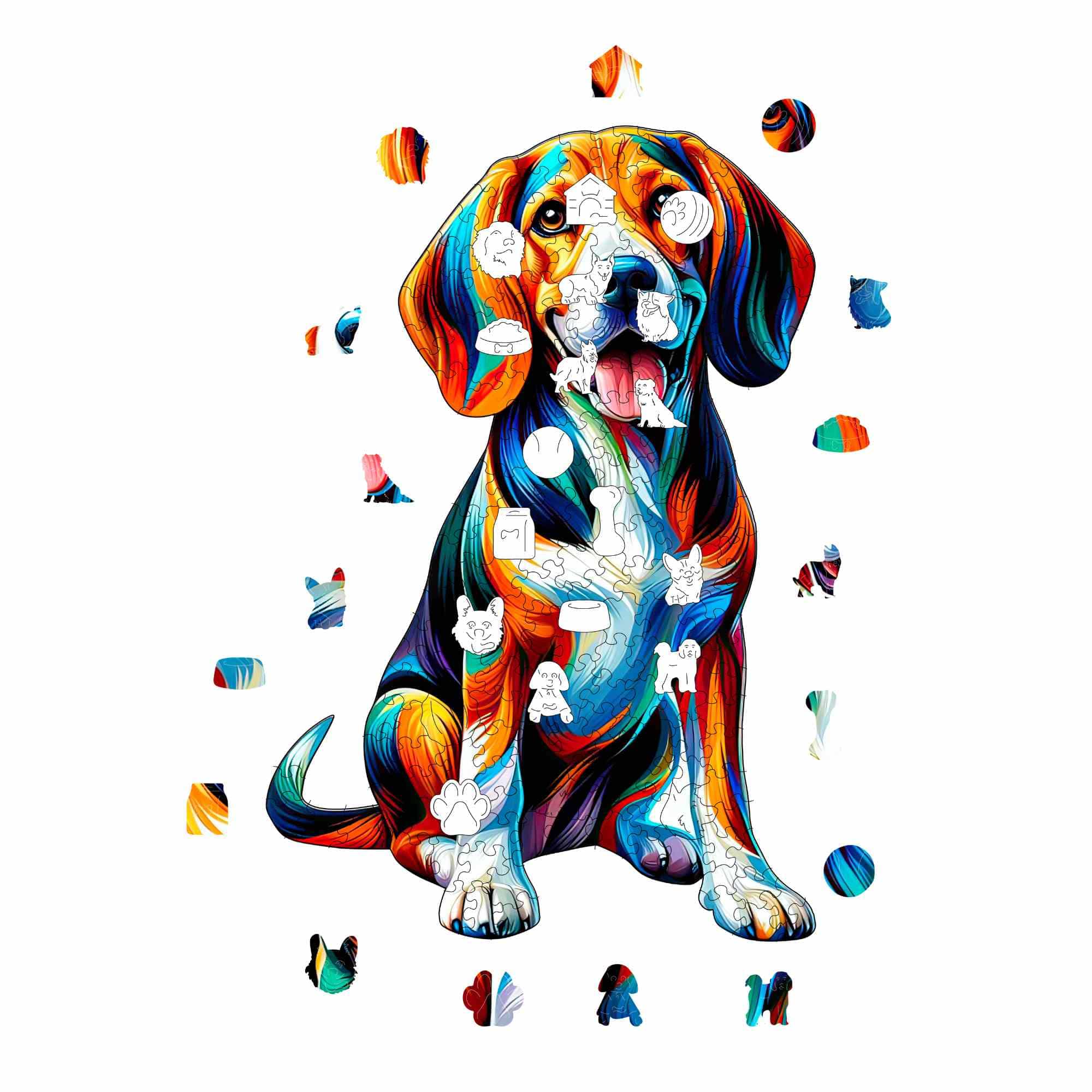 Coonhound Dog - Jigsaw Puzzle