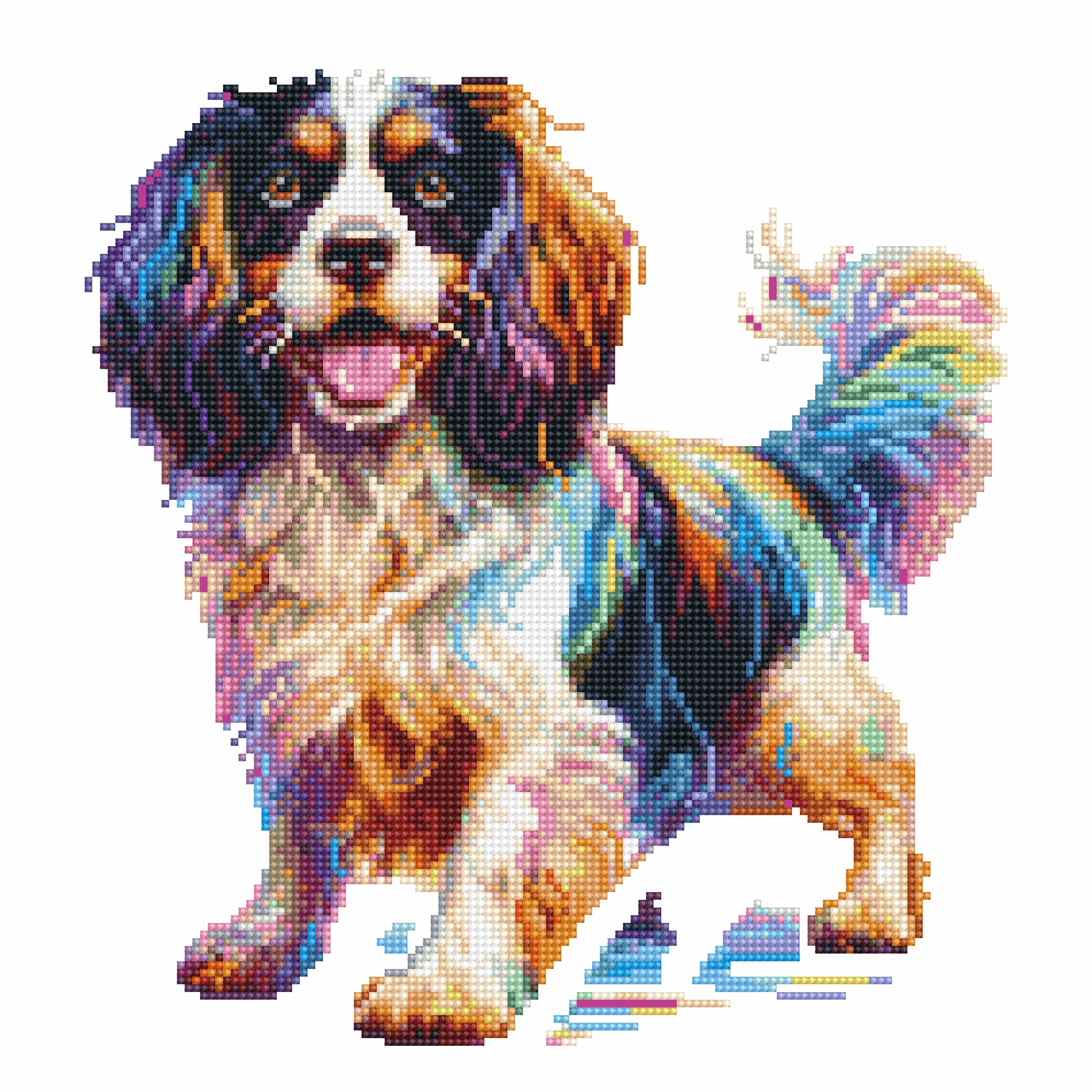 Sprocker English Springer Spaniel Dog - Diamond Painting Kit