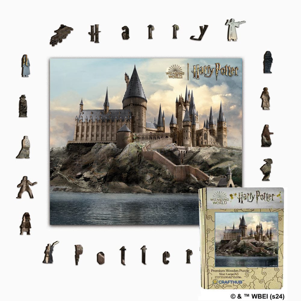 Harry Potter - Hogwarts Castle Wooden Jigsaw Puzzle