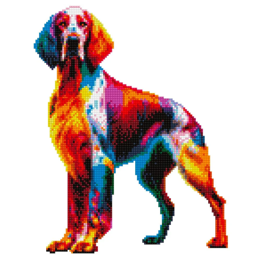 English Setter Dog - Diamond Painting Kit