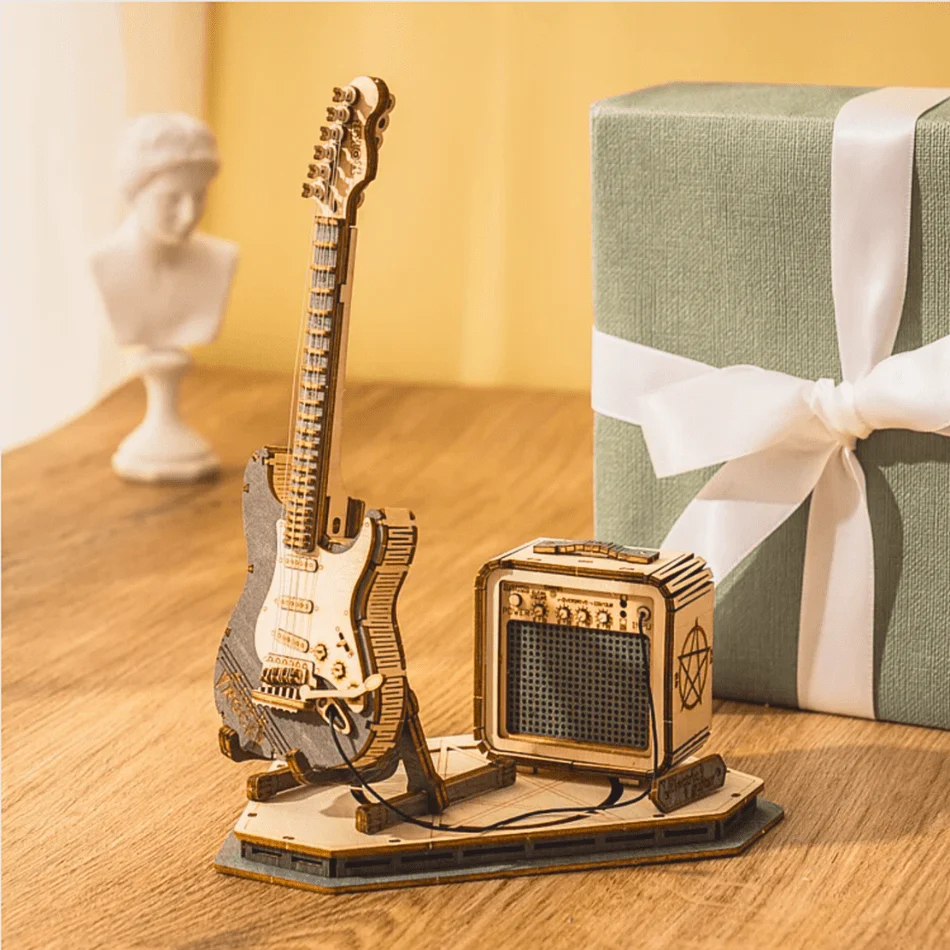 Electric Guitar Model 3D Puzzle