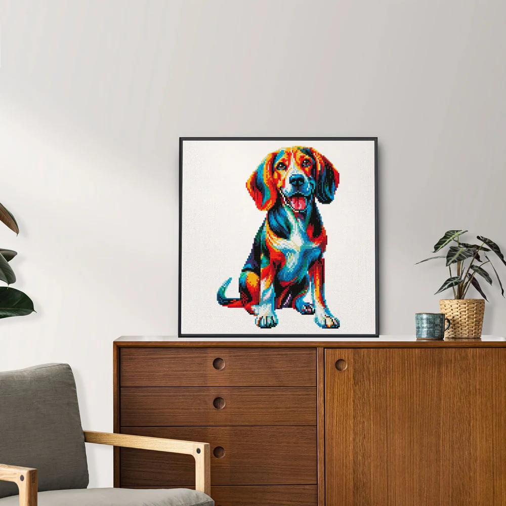 Coonhound Dog - Diamond Painting Kit