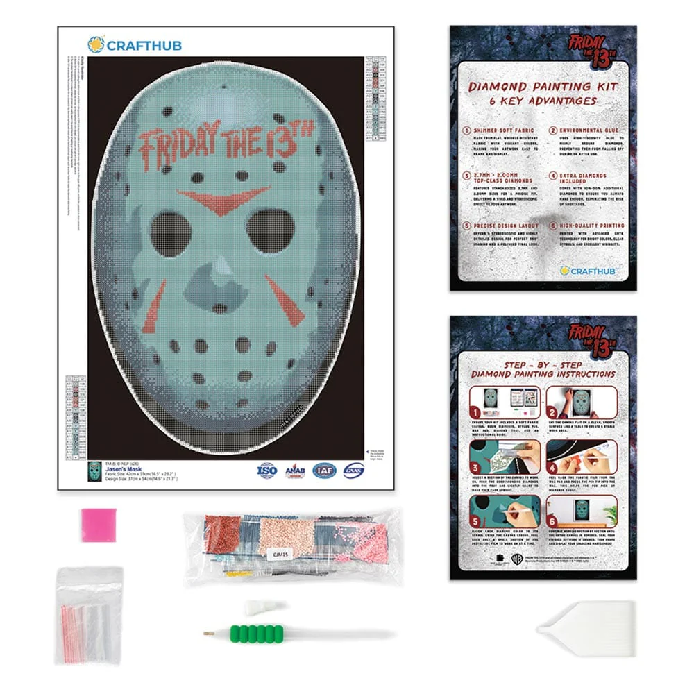 Jason's Mask - Diamond Painting Kit