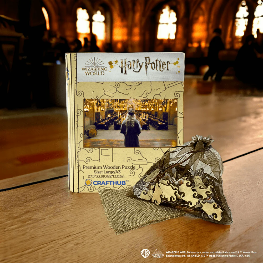 Harry Potter - Dumbledore and The Great Hall Wooden Jigsaw Puzzle