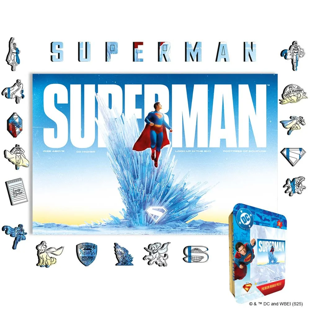 Superman Rise Above - Wooden Jigsaw Puzzle