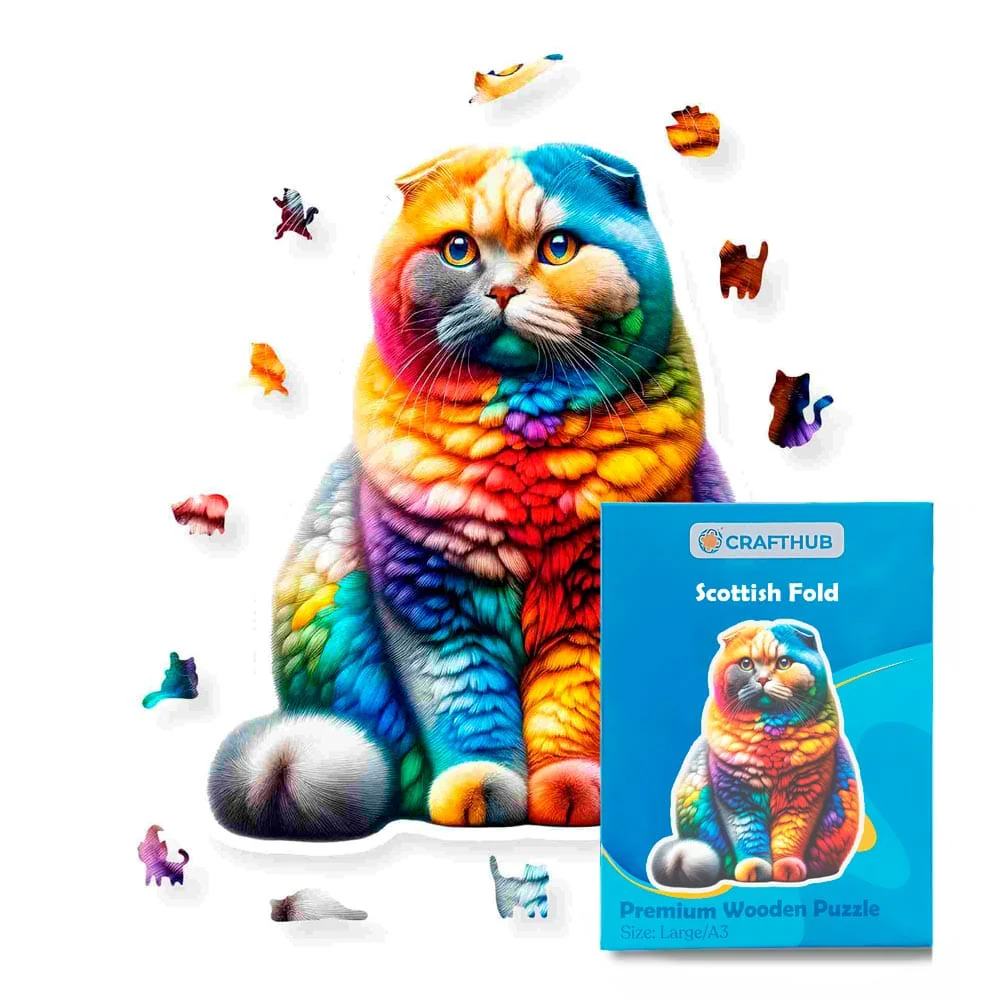 Scottish Fold Cat - Jigsaw Puzzle