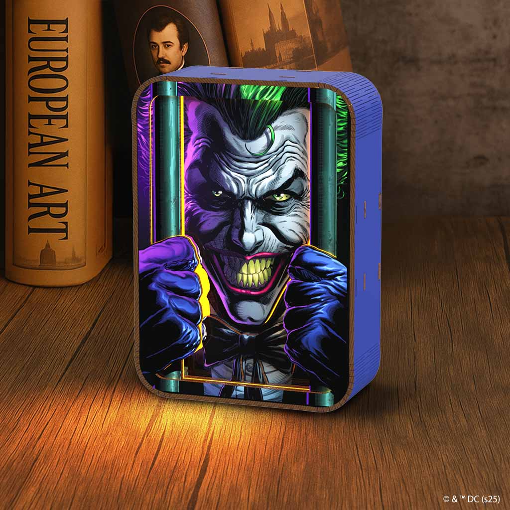 The Joker - 3D DIY Wooden Puzzle Night Lamp