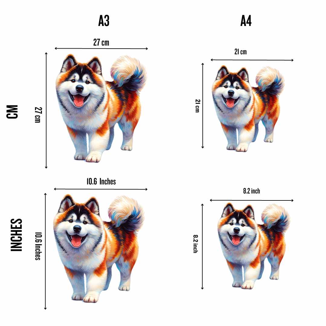 Akita Dog - Jigsaw Puzzle