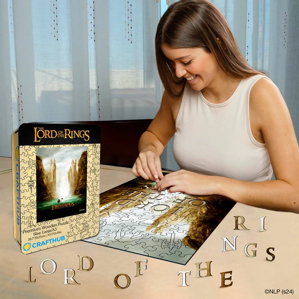 The Gates of Argonath - Wooden Jigsaw Puzzle