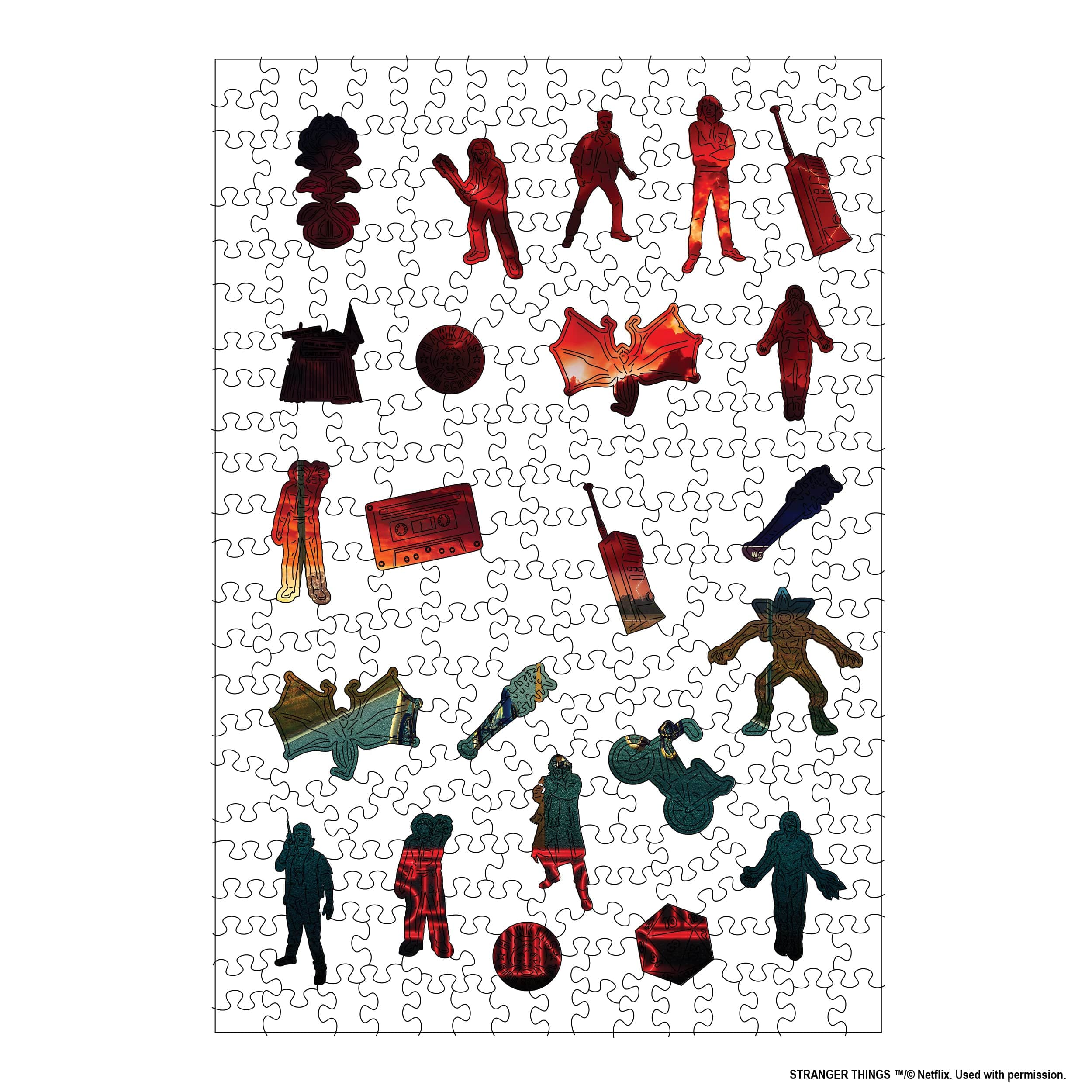 Into the Upside Down - Wooden Jigsaw Puzzle