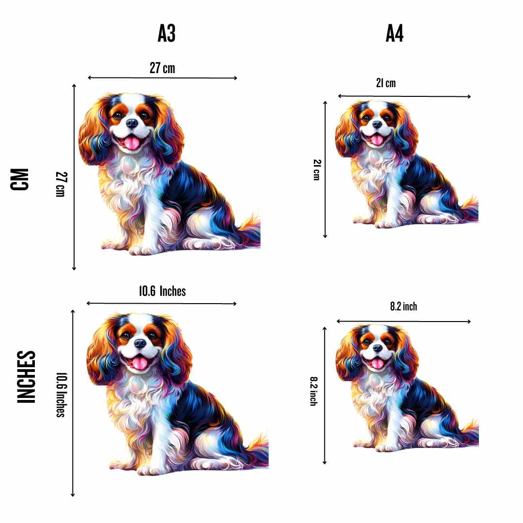 Cavalier King Charles Spaniel Dog - Jigsaw Puzzle