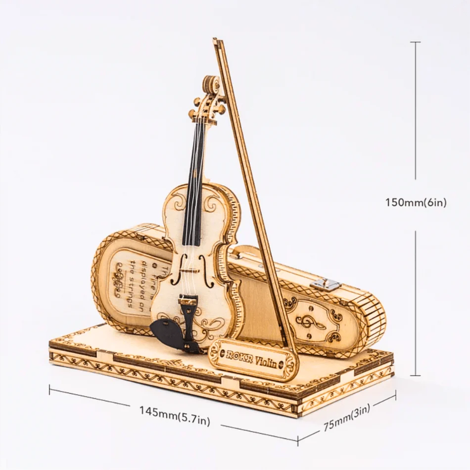 Violin Capriccio Model 3D Puzzle