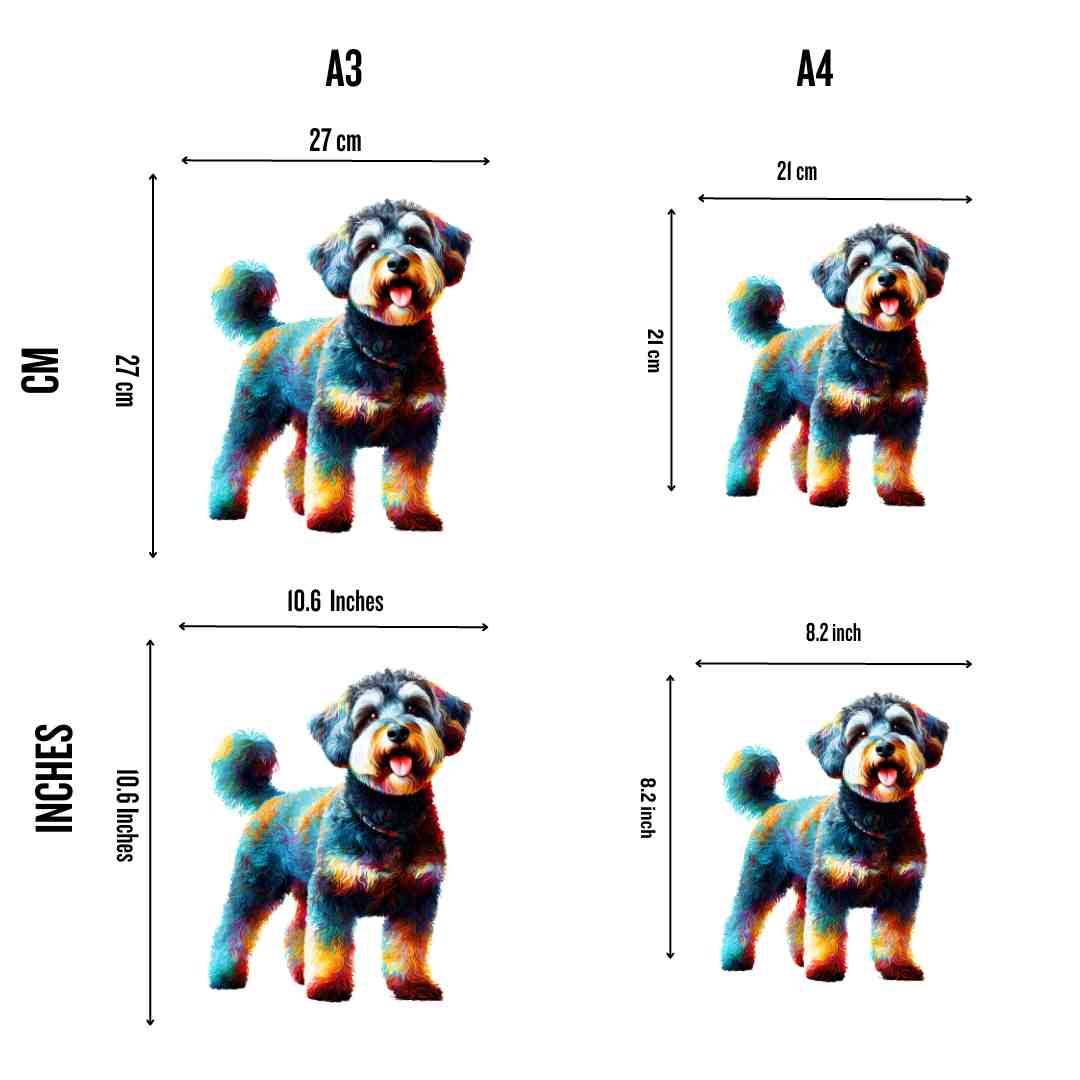 Schnoodle Dog - Jigsaw Puzzle