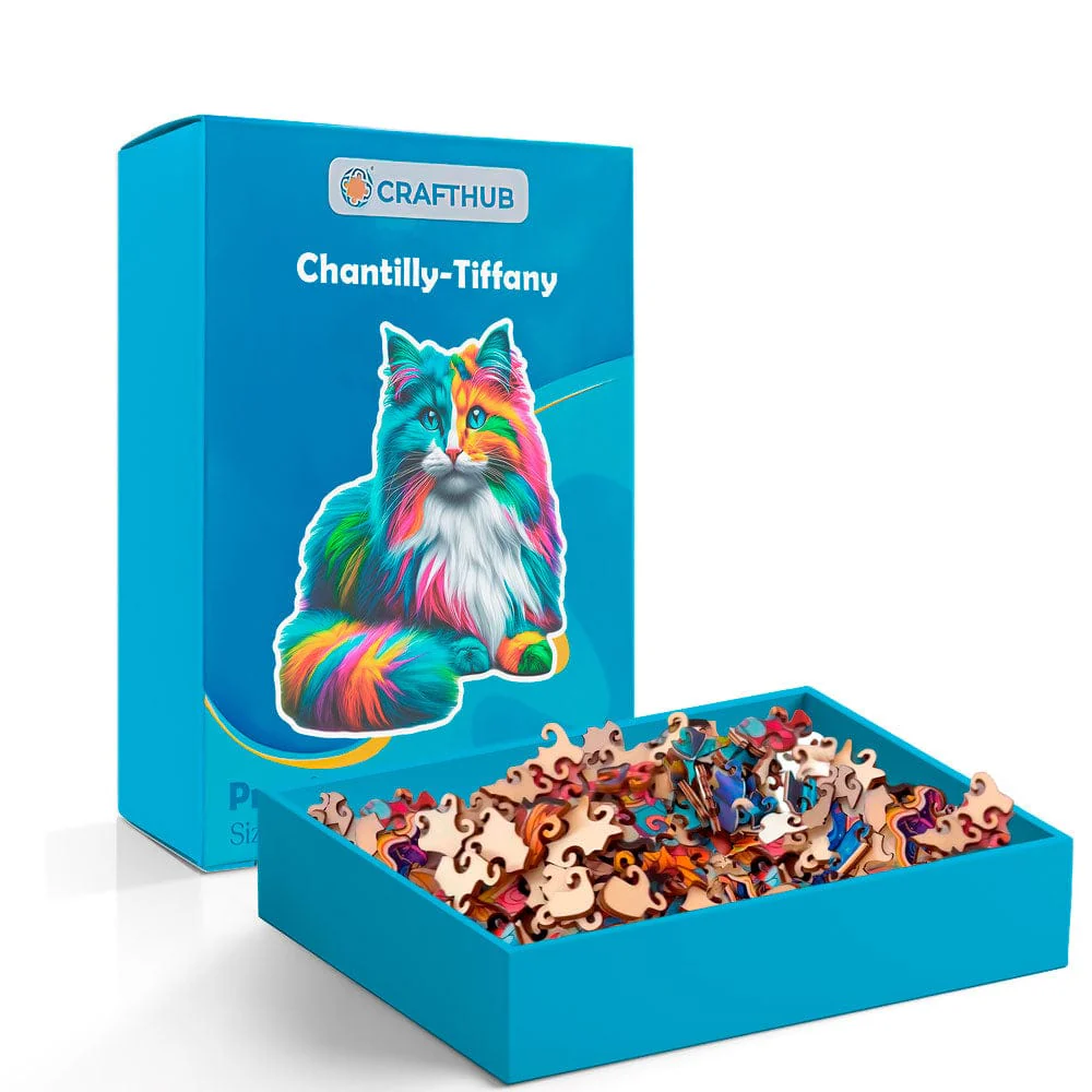 Chantilly Tiffany Cat - Jigsaw Puzzle