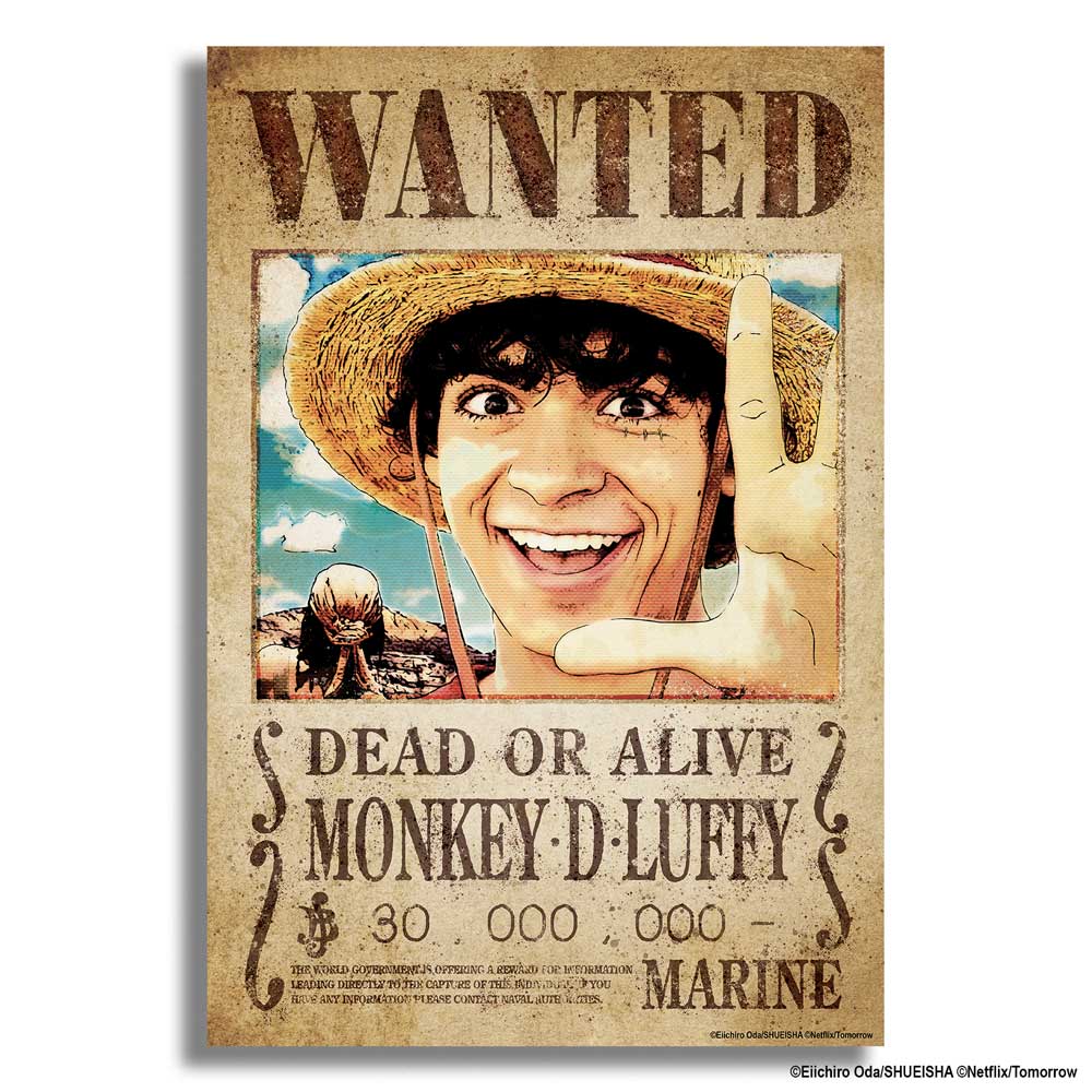 Wanted: Monkey D. Luffy - Wooden Jigsaw Puzzle