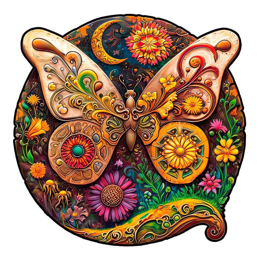 Baroque Butterfly - Jigsaw Puzzle