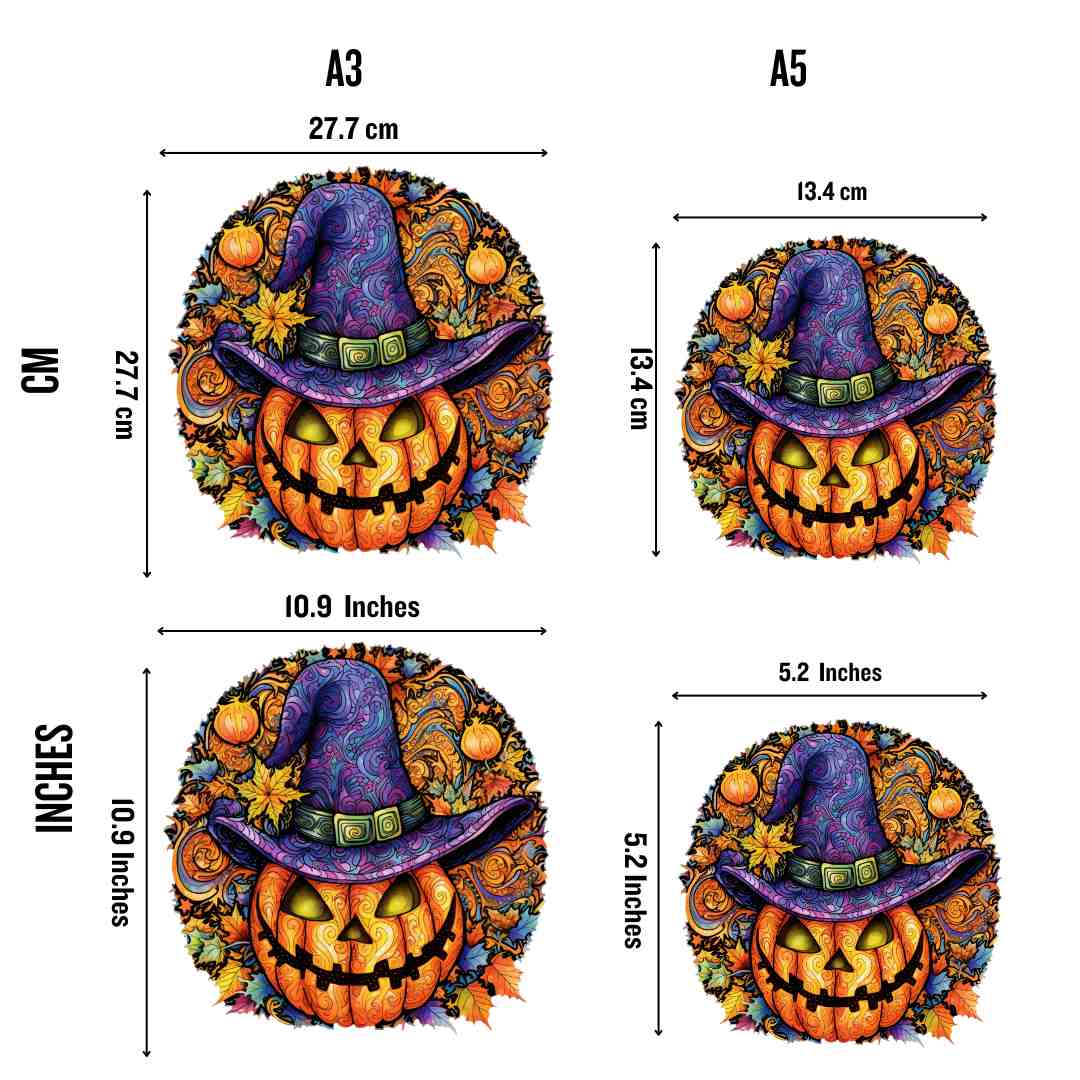 Witch's Brew Pumpkin Halloween - Jigsaw Puzzle