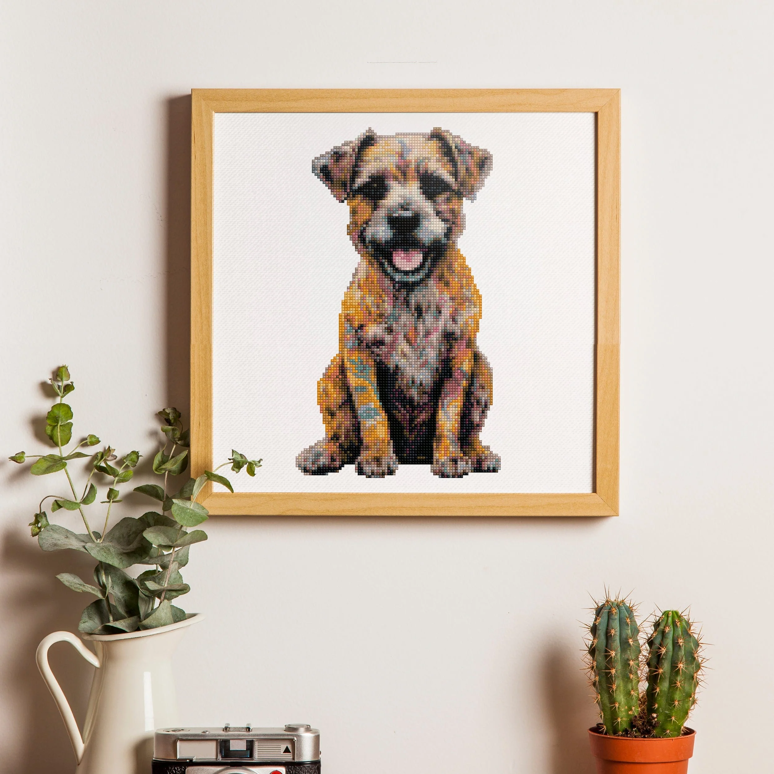 Border Terrier Dog - Diamond Painting Kit