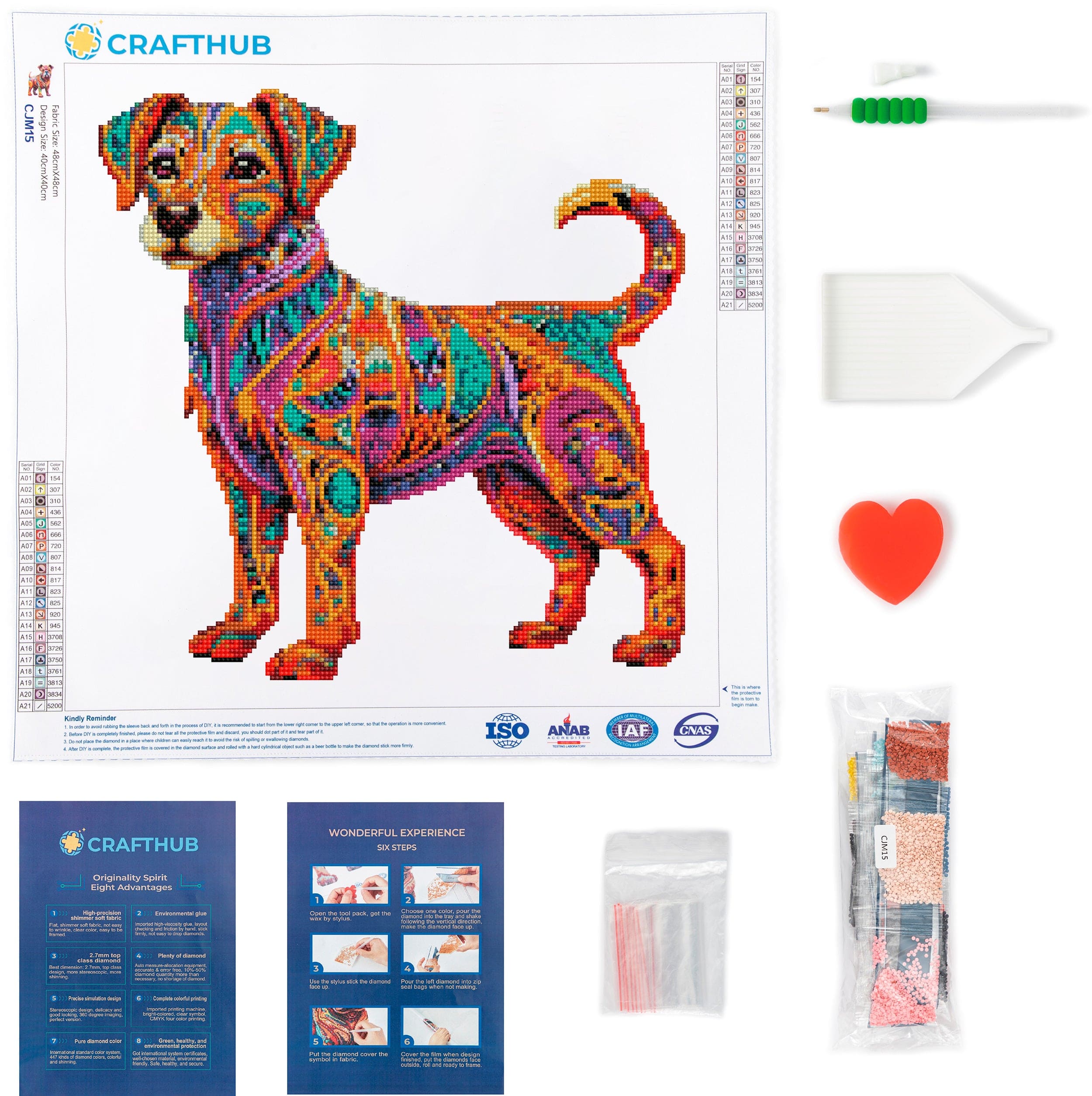 Jack Russel Dog - Diamond Painting Kit