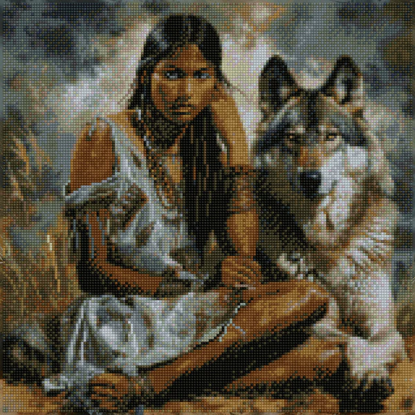 Spiritual Guardian - Diamond Painting Kit