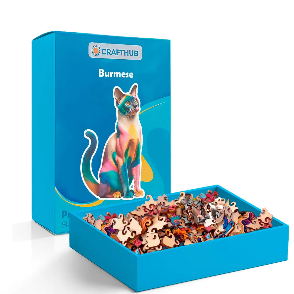 Burmese Cat - Jigsaw Puzzle