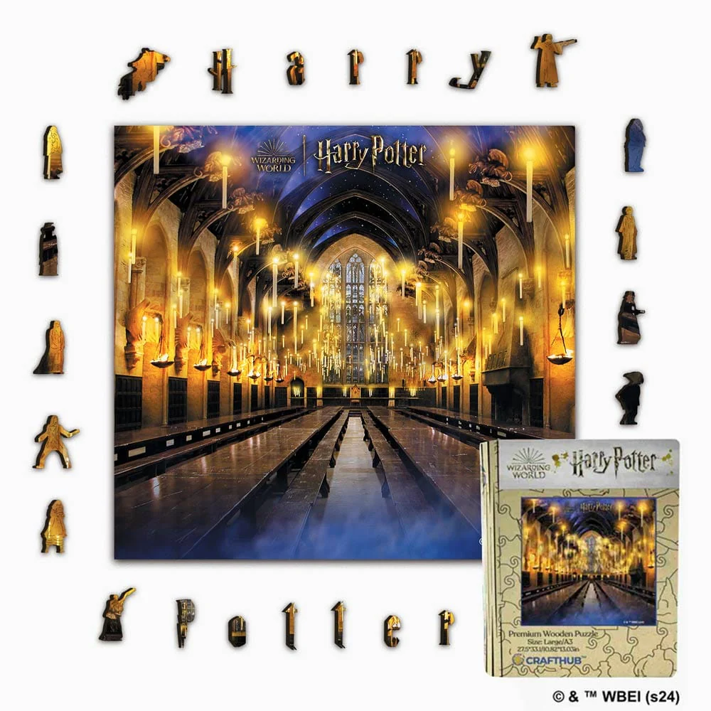Harry Potter The Great Hall Wooden Jigsaw Puzzle