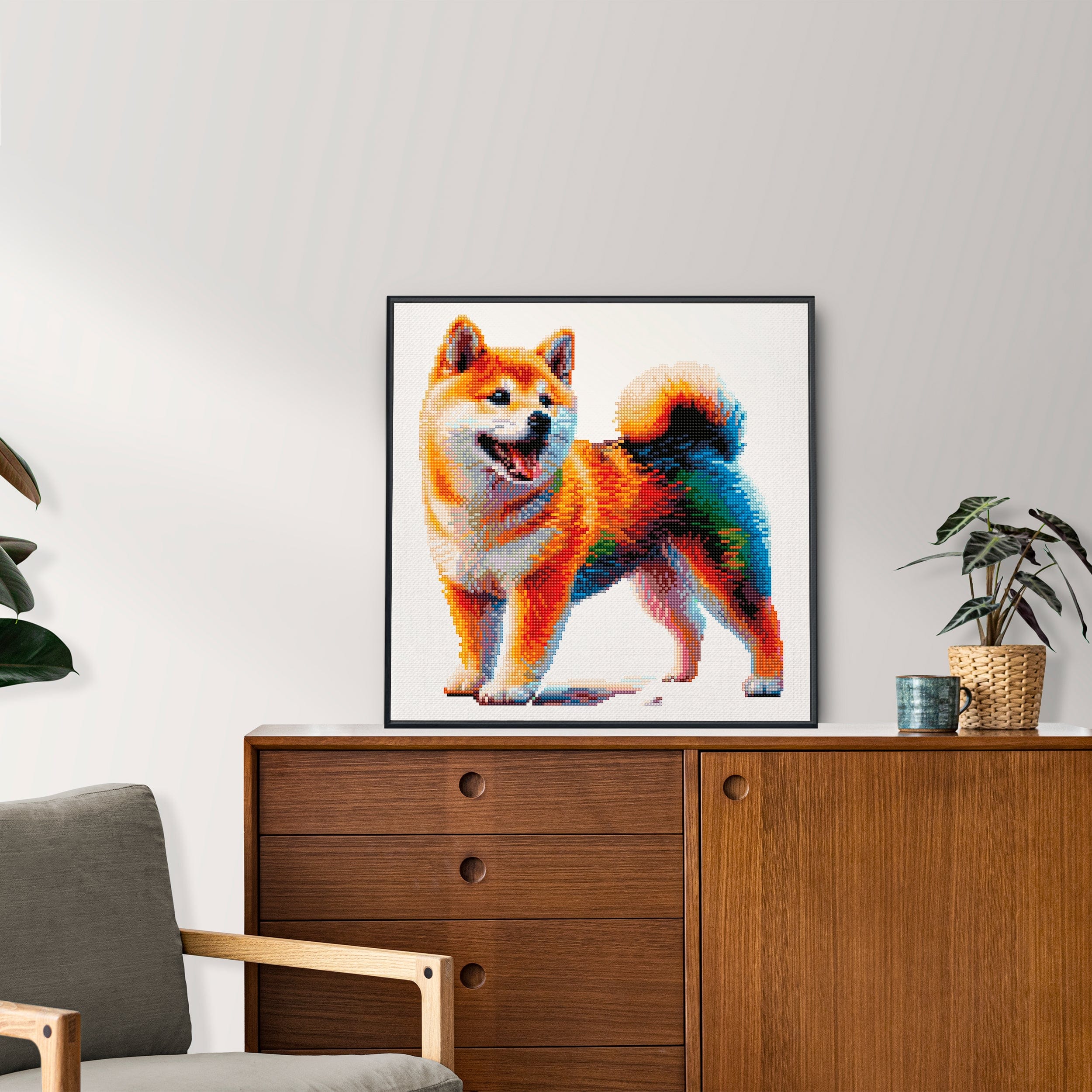 Shiba Inu Dog - Diamond Painting Kit