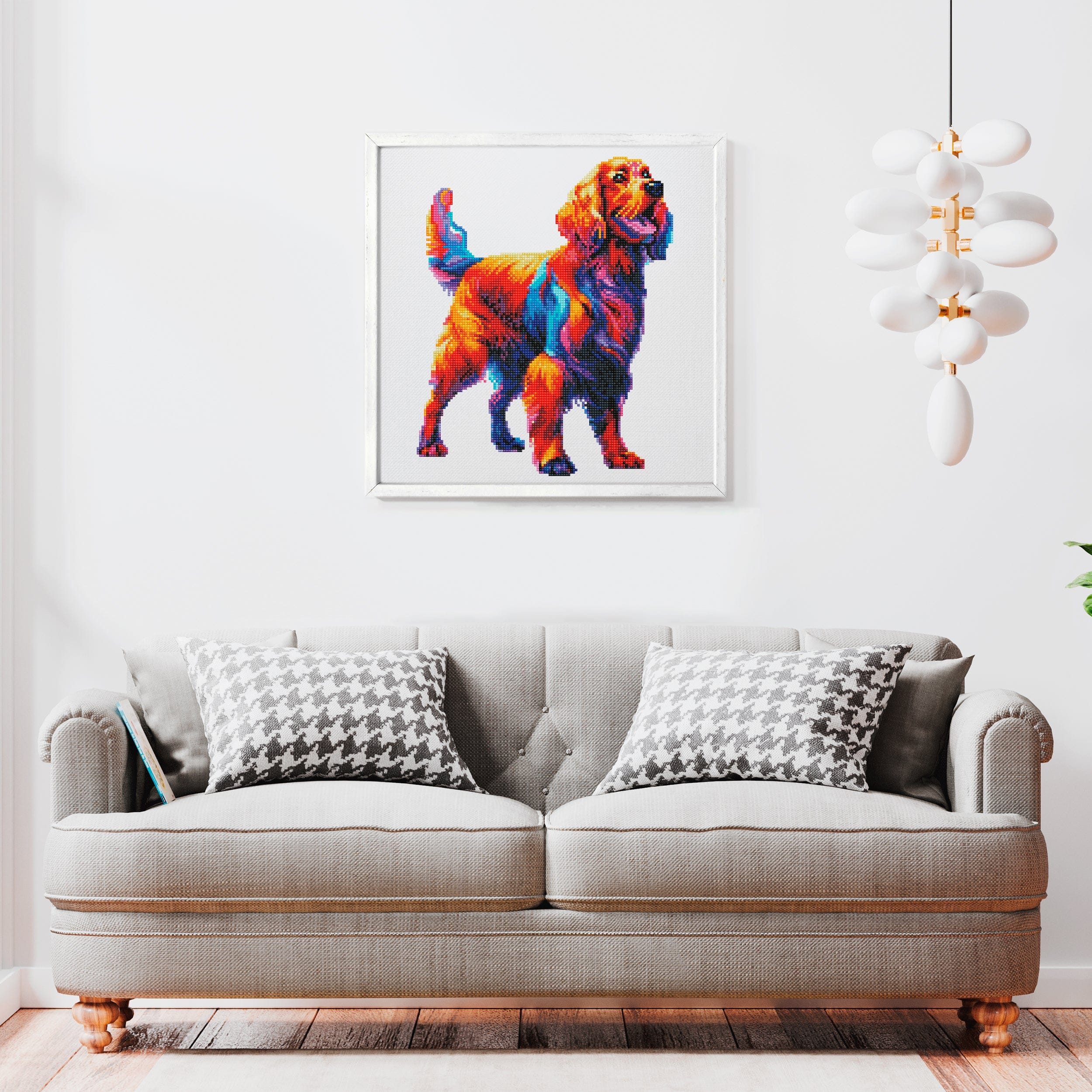 Irish Setter Dog - Diamond Painting Kit
