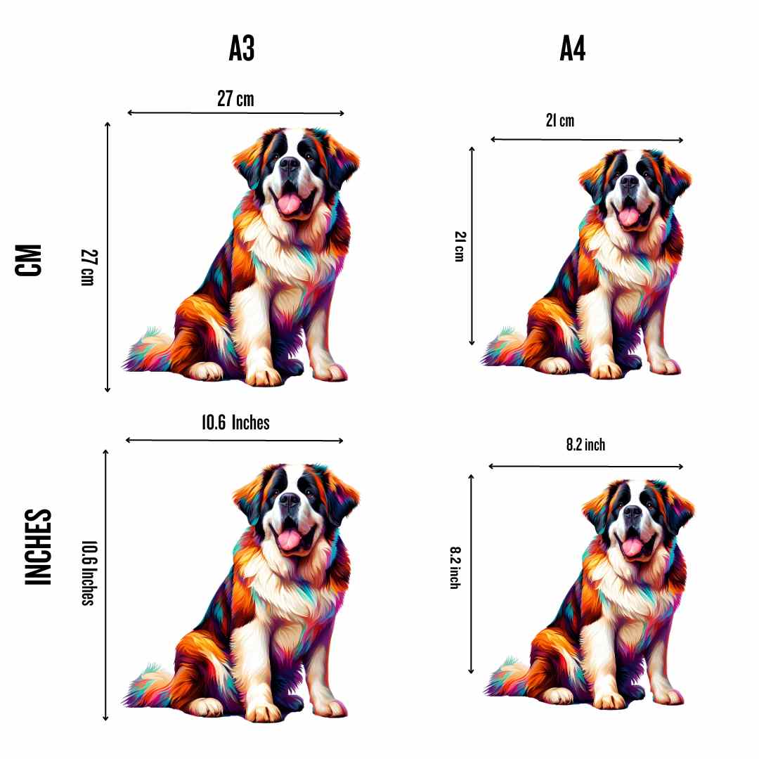 Saint Bernard Dog - Jigsaw Puzzle