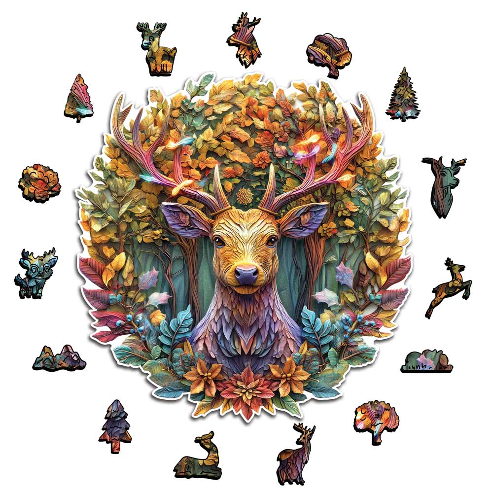 Vibrant Deer - Jigsaw Puzzle