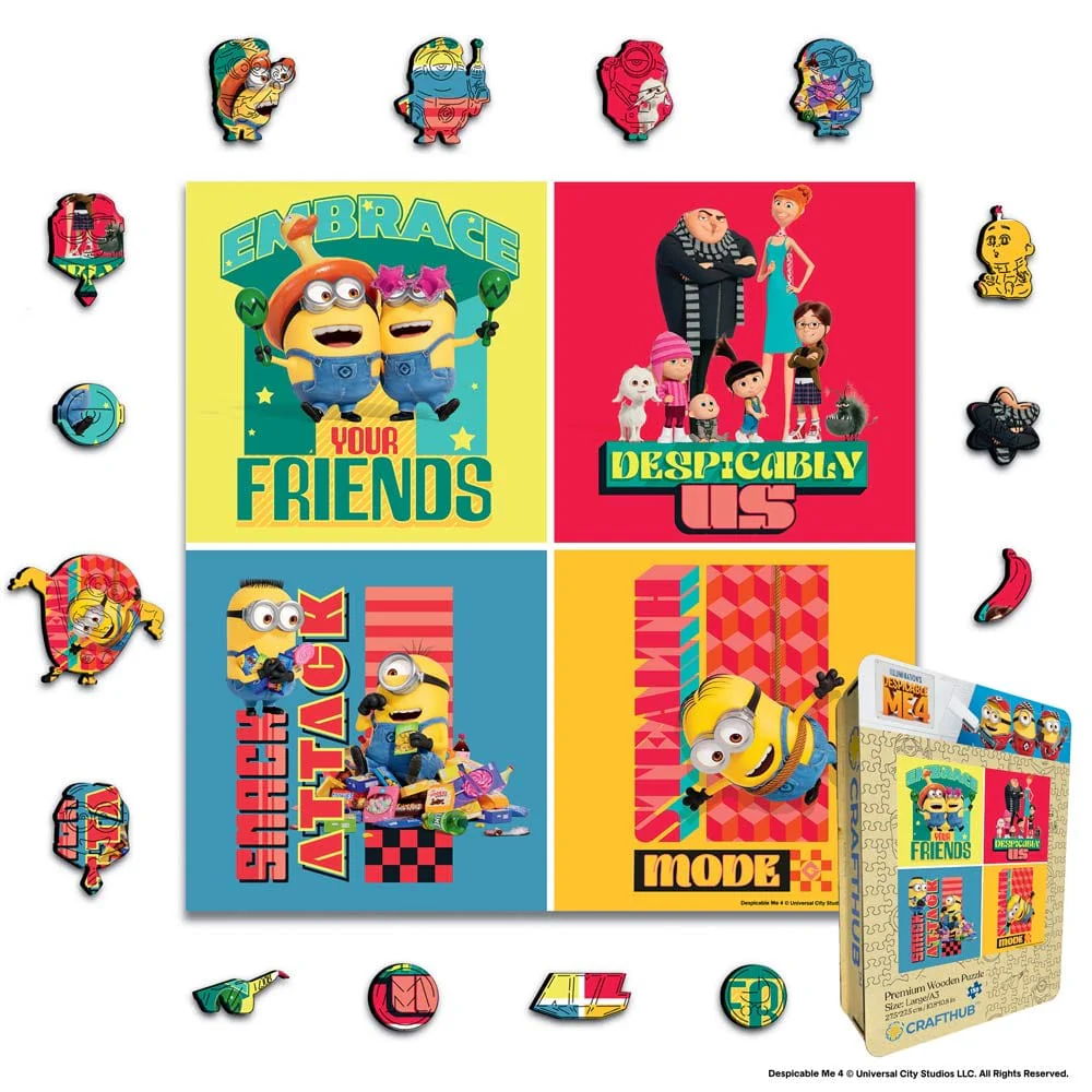 Embrace Your Friends - Wooden Jigsaw Puzzle