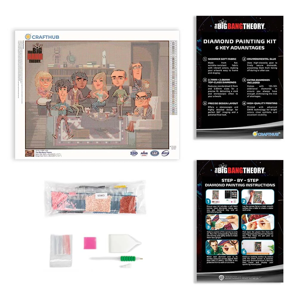 The Big Bang Theory - Diamond Painting Kit