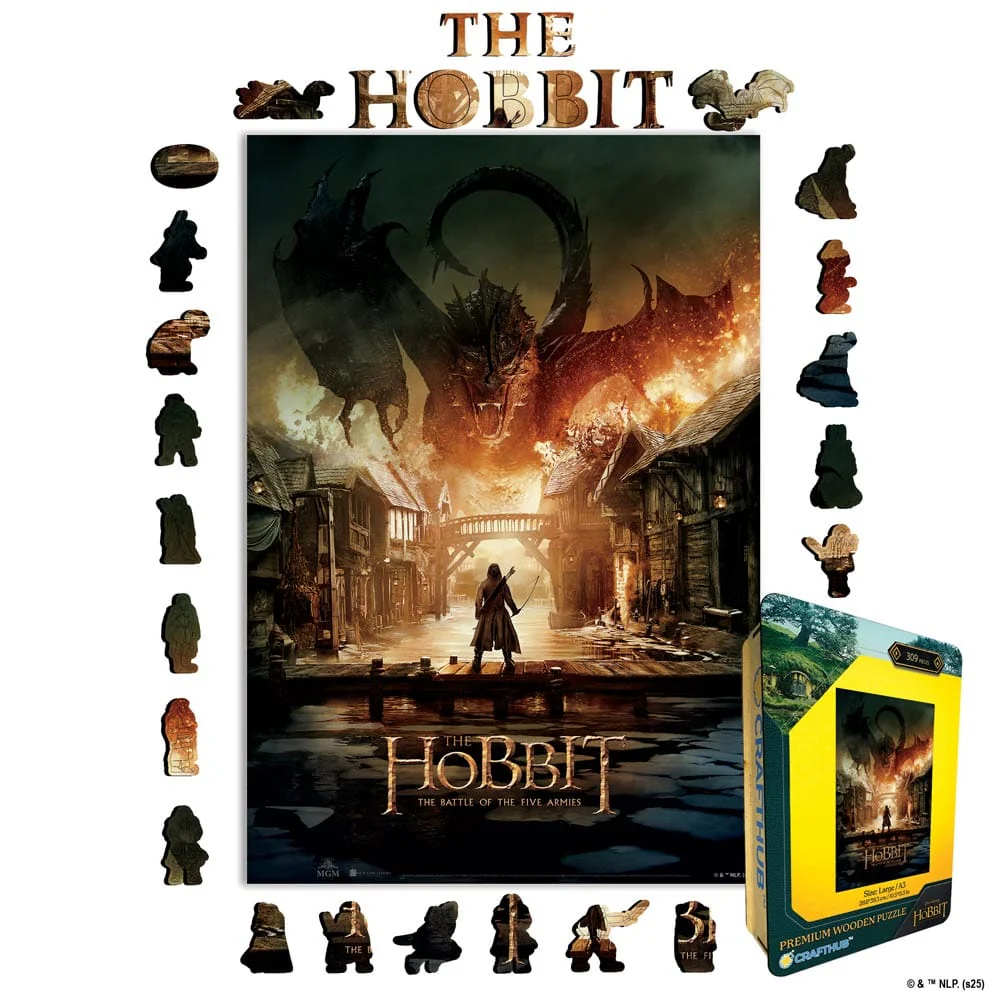 The Battle Of The Five Armies - Wooden Jigsaw Puzzle