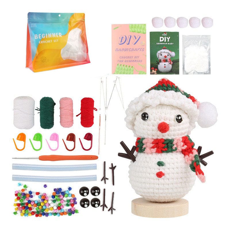 Snow Man - Crochet Kit