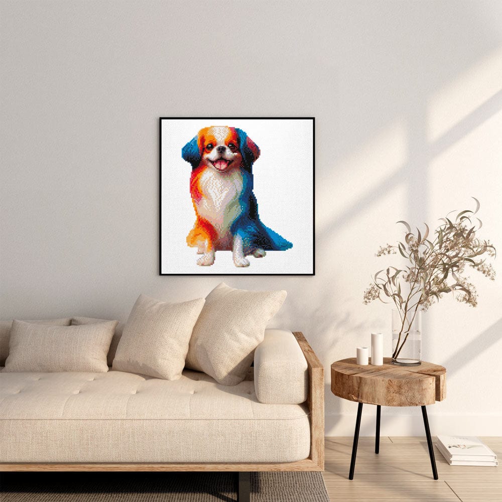 Japanese Chin Dog - Diamond Painting Kit